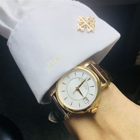 patek philippe calatrava cross cufflinks|patek philippe cufflink.